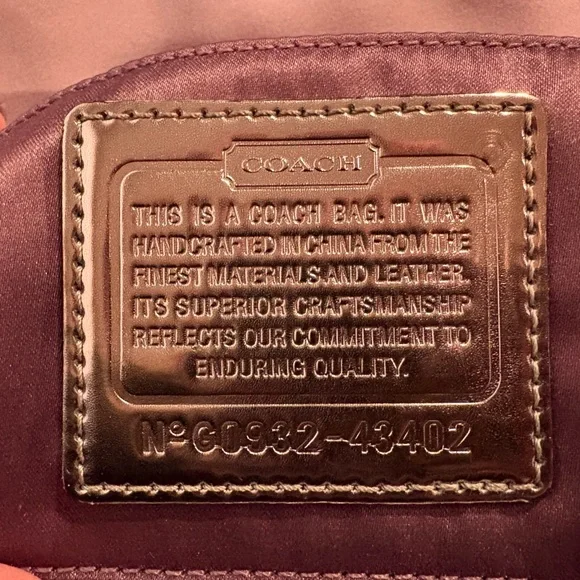 COACH MADISON AMANDA SATIN LAVENDER LARGE PURSE BAG CLUTCH
WRISTLET - Picture 14 of 16